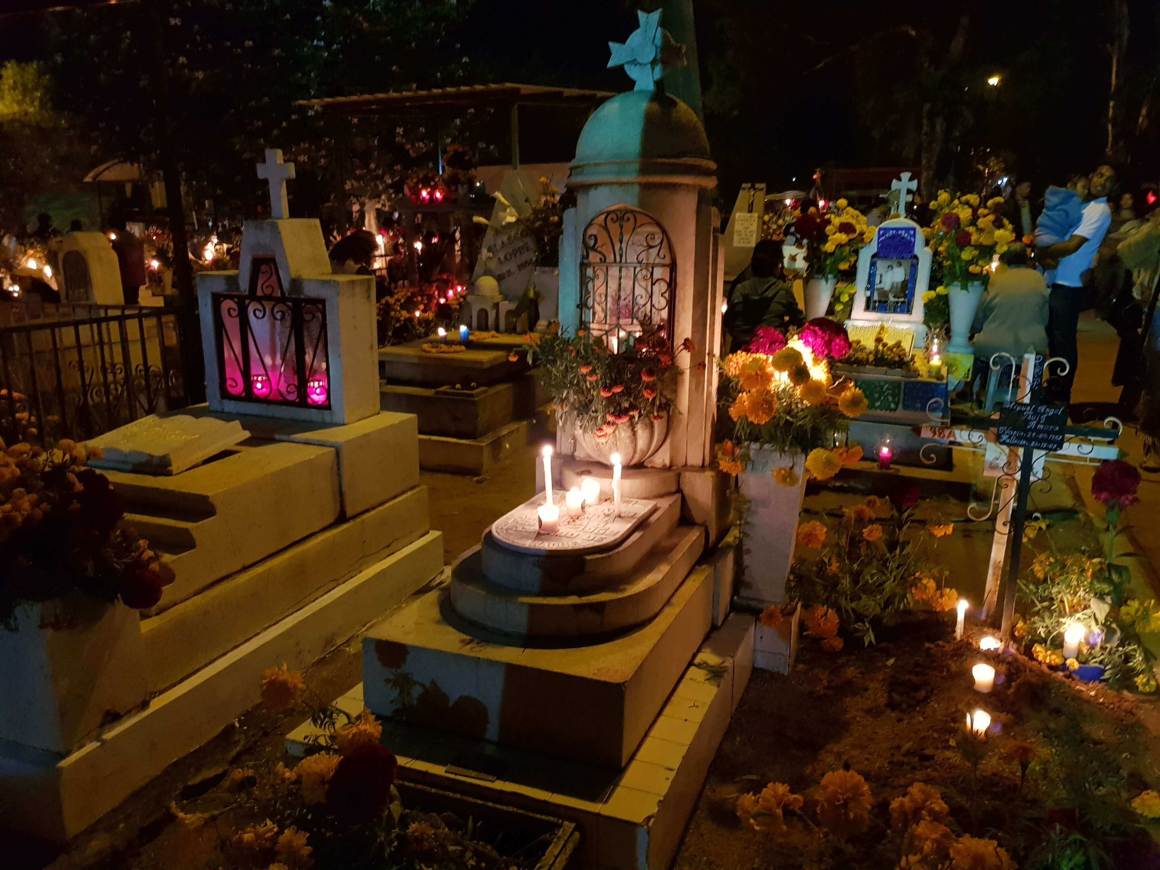 Family Reunion at the Cemetary - Day of Dead Ancestors