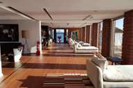View the lake from the lounge during the day