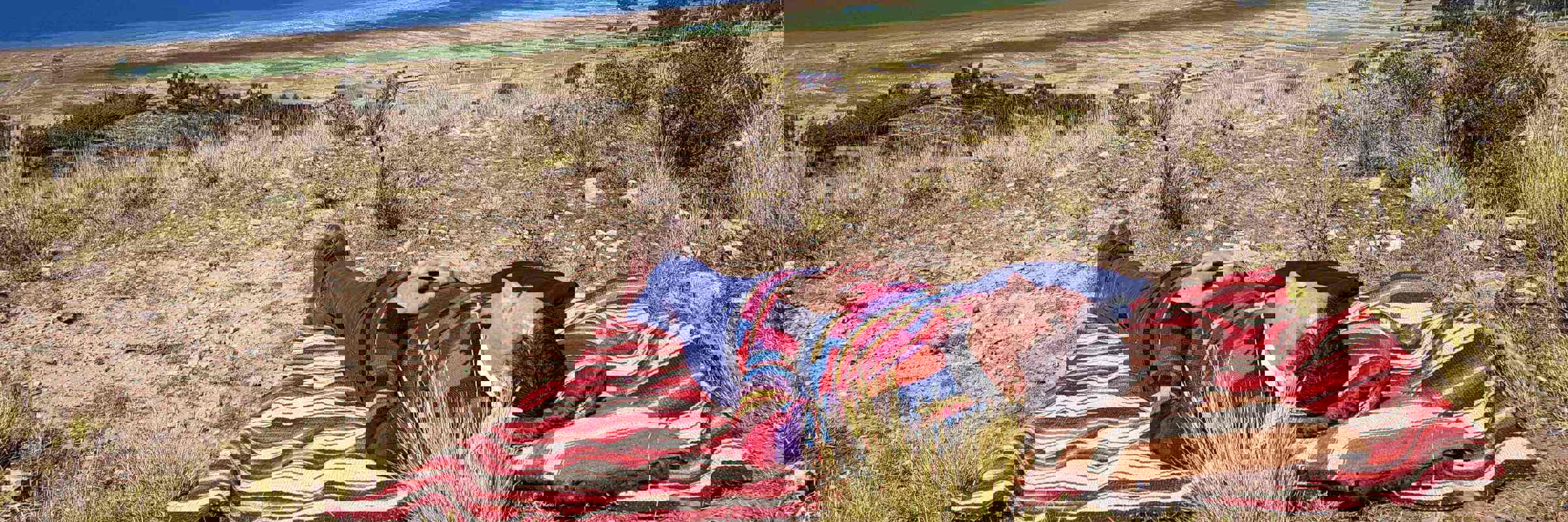 Connecting with Pachamama "El Gran Poder" on the shore of Lake Titicaca