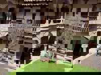 Colonial interior courtyard architecture