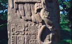Stelae with superb sculptures
