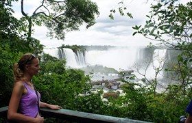 Vue sur les Chutes d'Iguazu