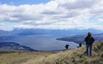 Vue sur la région des lacs argentins
