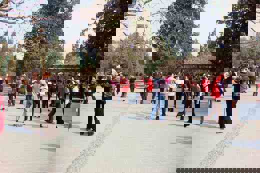 Dancing in the park in Beijing