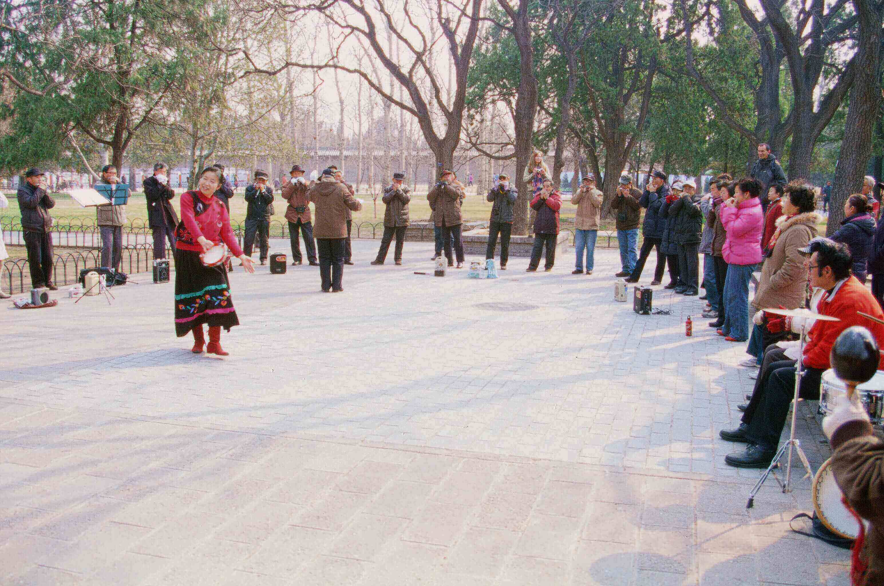 Dancing in the park in Beijing
