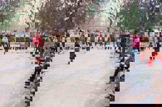 Dancing in the park in Beijing