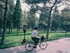 Cycling in the park