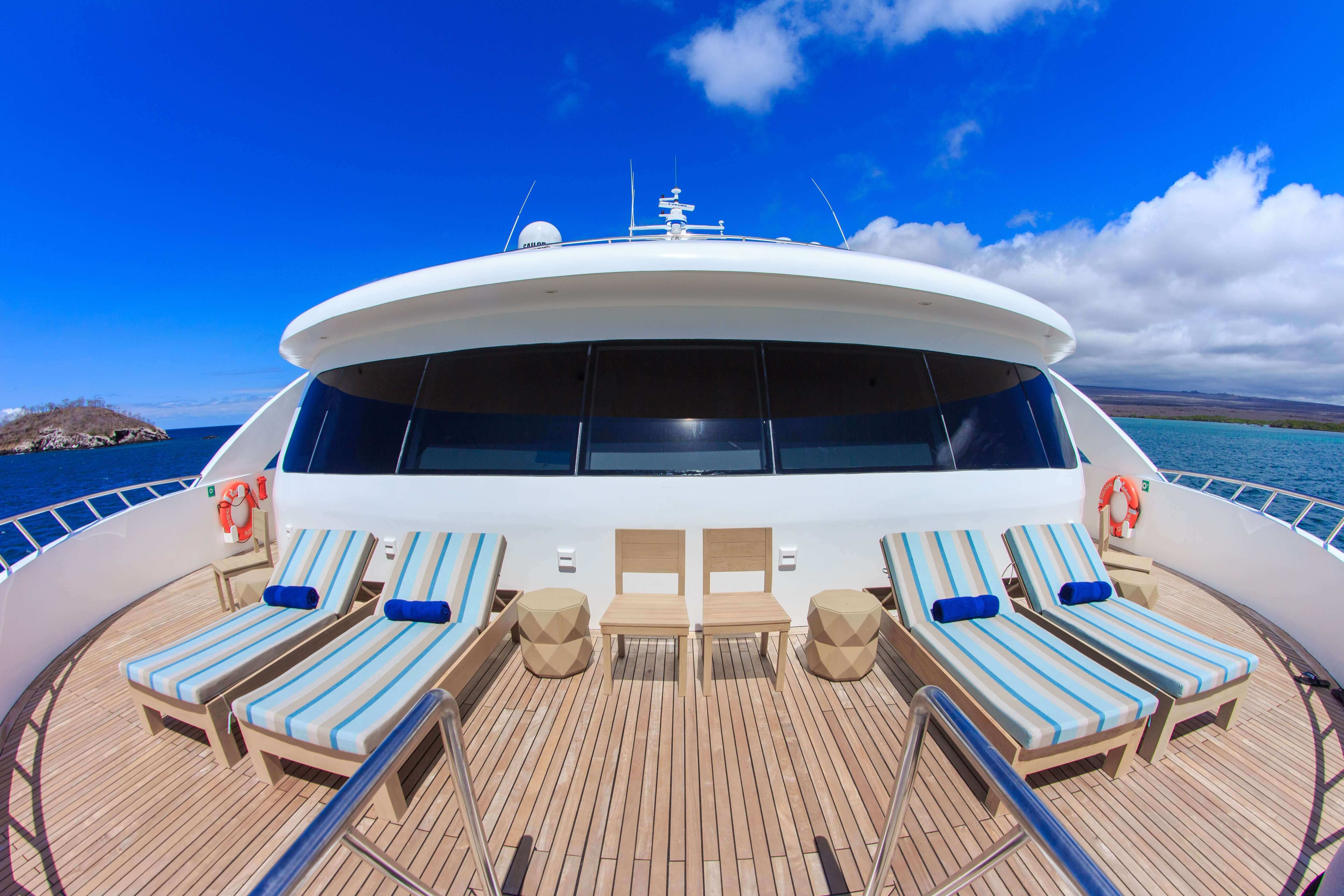 Relax on the spacious sun deck