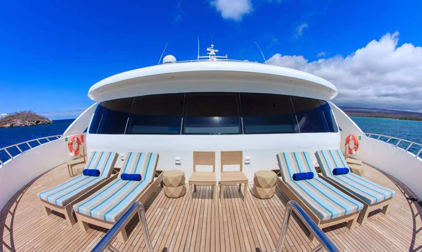 Relax on the spacious sun deck