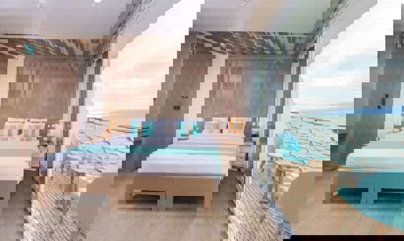 Stunning guest suite with private balcony