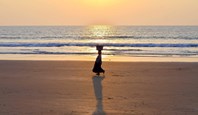 Coucher de soleil sur Goa 