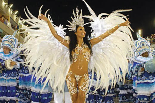 Carnaval Fabia Borges Drum Queen Rocinha 2009 Carnival Parade Agencia FOTO BR Copy