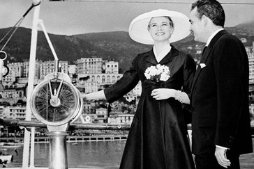 Grace Kelly and Prince Rainier In Monaco