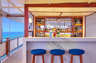 The stylish bar serves your favourite drinks