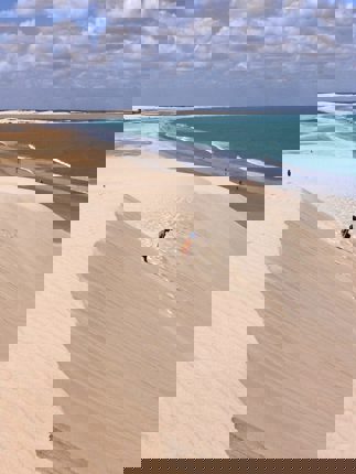 Huge sand dunes