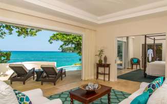 Jamaica Inn Beach Cottage Living Room