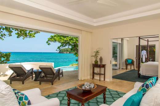 Jamaica Inn Beach Cottage Living Room