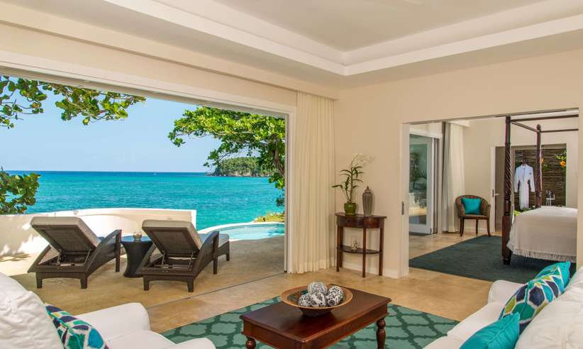 Jamaica Inn Beach Cottage Living Room