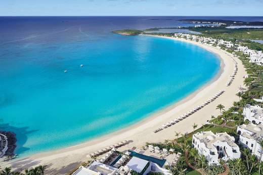 View of beautiful Maundays Bay
