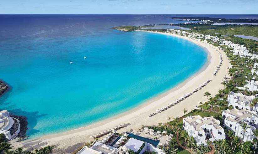 View of beautiful Maundays Bay
