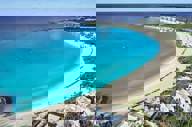 View of beautiful Maundays Bay