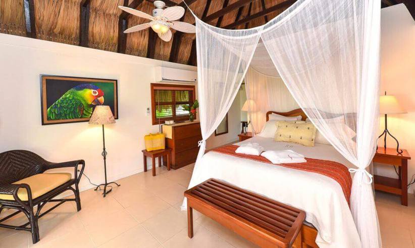 Typical bedroom in a casita 