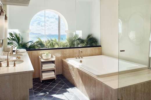 A bathroom in a casita suite 