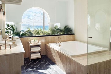 A bathroom in a casita suite 