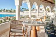 The restaurant with wonderful sea views  