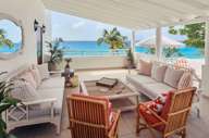 The terrace in a one bedroom suite  