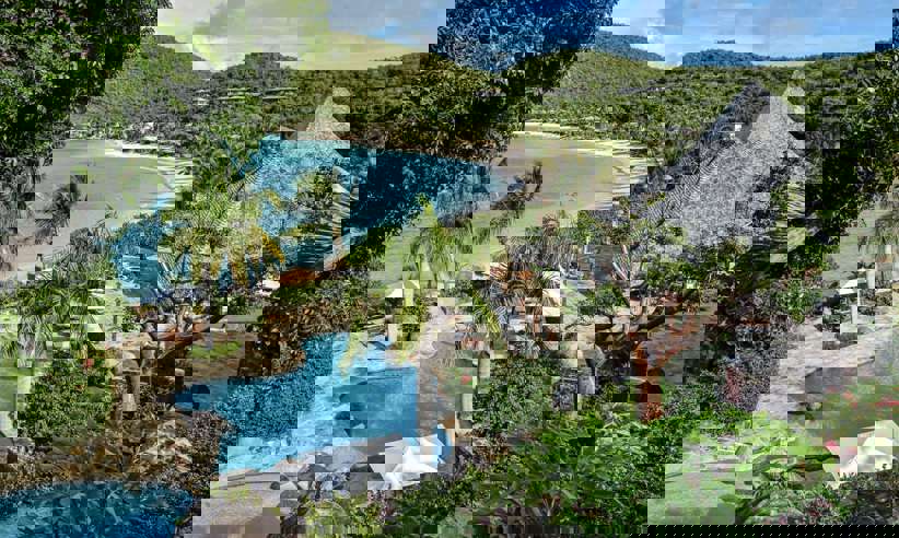 View of Little Dix Bay on Virgin Gorda