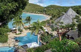 View of Little Dix Bay on Virgin Gorda