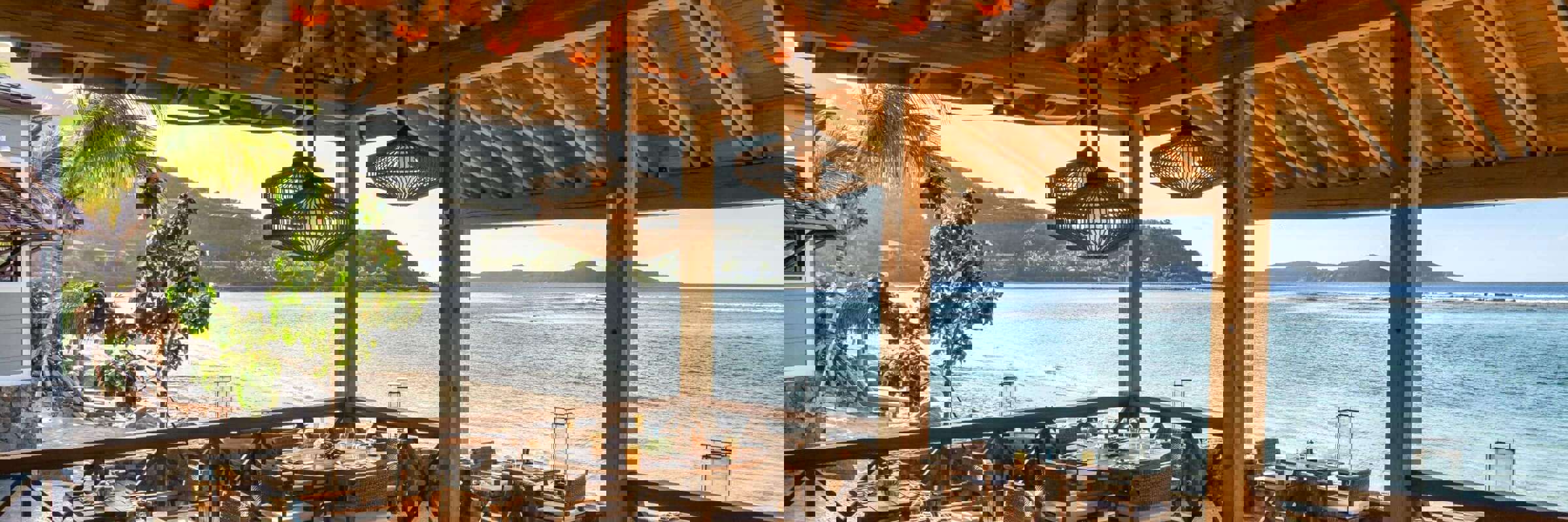Little Dix Bay Reef House Seafront Dining Veranda