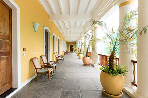Colonial style abounds