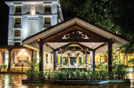 Svatma Resort at night
