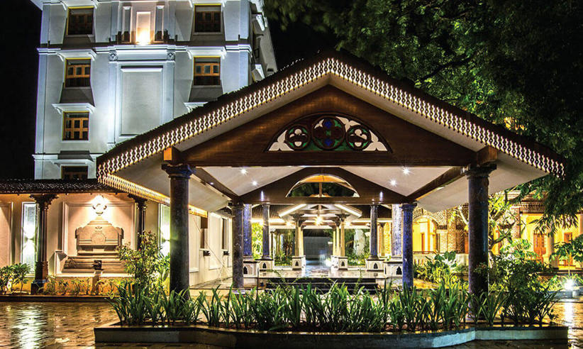 Svatma Resort at night