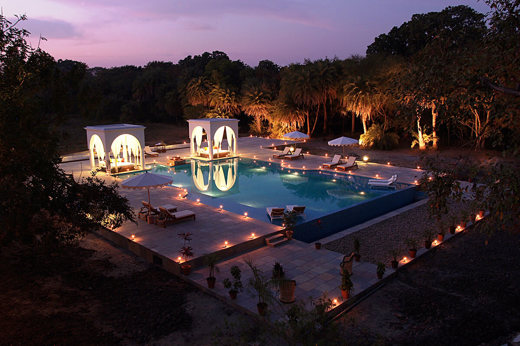 The Pool At Night