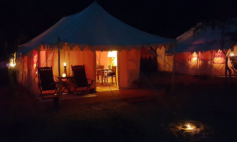 Dera Amer At Night
