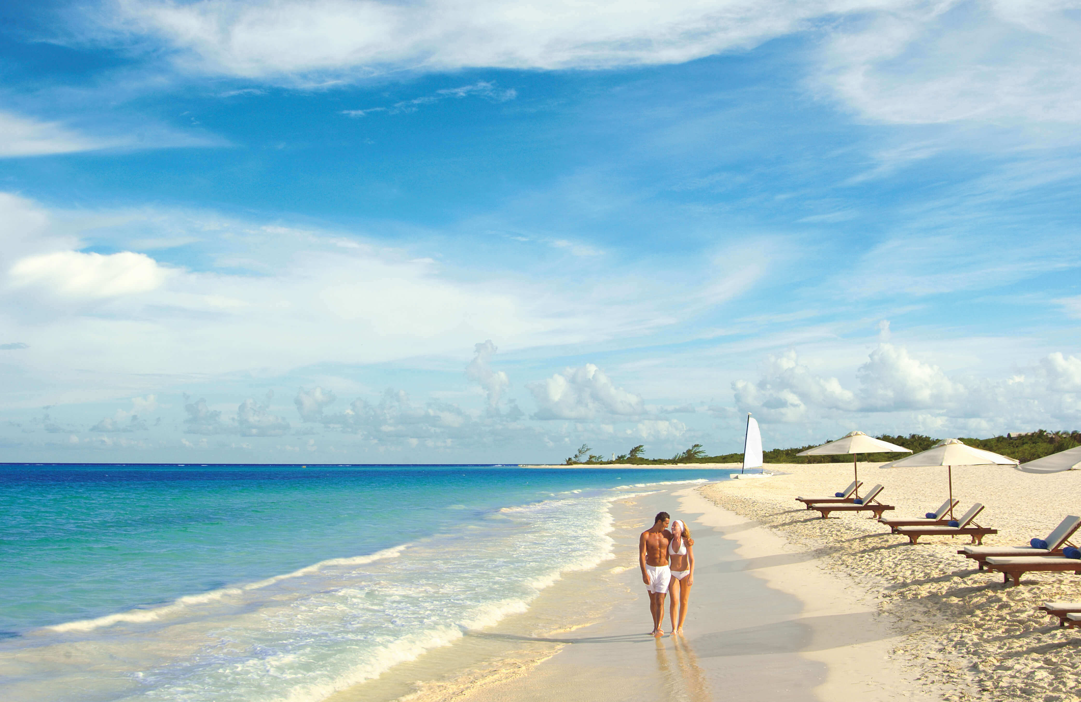 Idyllic beach resorts