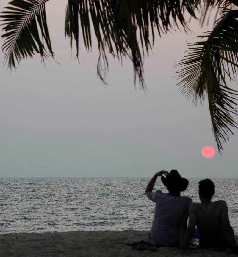 Sunset On Marrai Beach