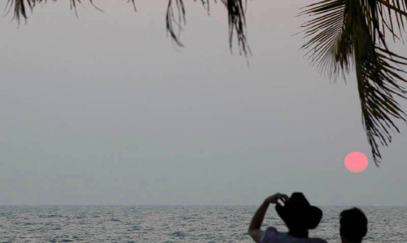 Sunset On Marrai Beach