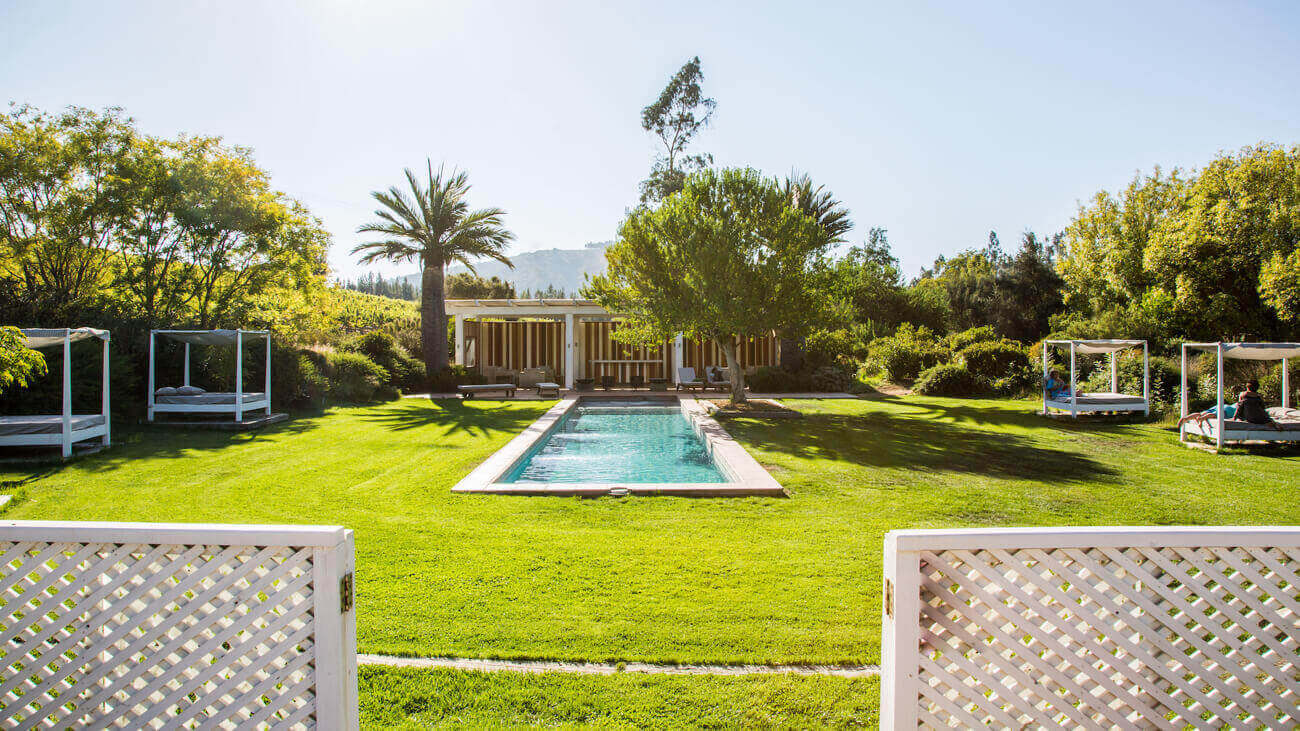 Delightful pool and gardens 