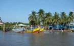 Village de pêcheurs au Suriname 