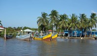 Village de pêcheurs au Suriname 