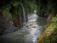 Kayaking on the Pacuare River