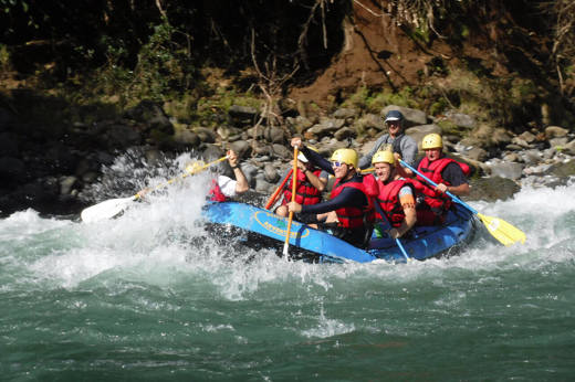 White water rafting on the Pacuare River 