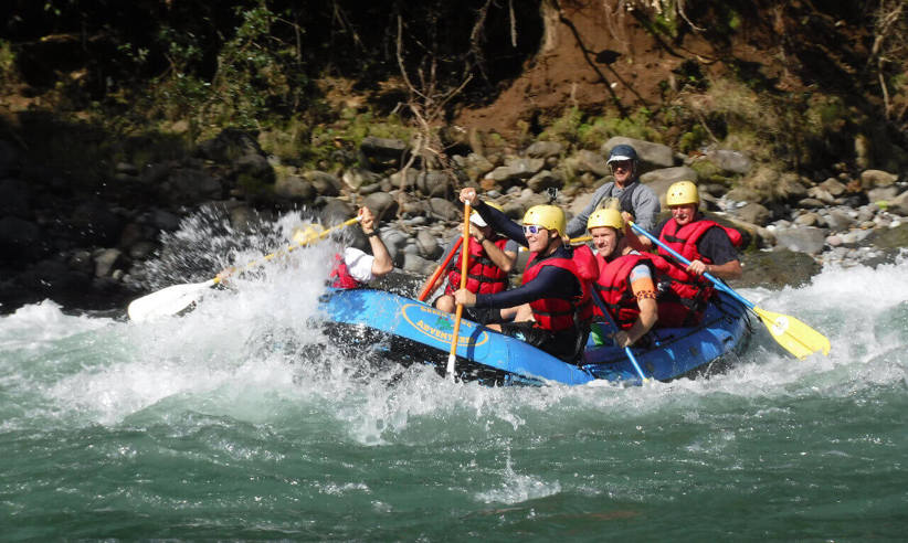 White water rafting on the Pacuare River 