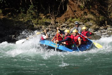 White water rafting on the Pacuare River 