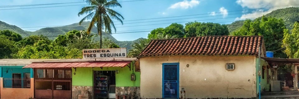 Village de pêcheur sur l’île Margarita