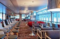 Spacious and comfortable lounges with views of the seascapes